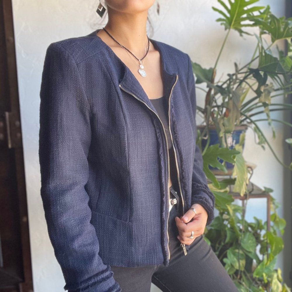 Premise | Blue Tweed Jacket